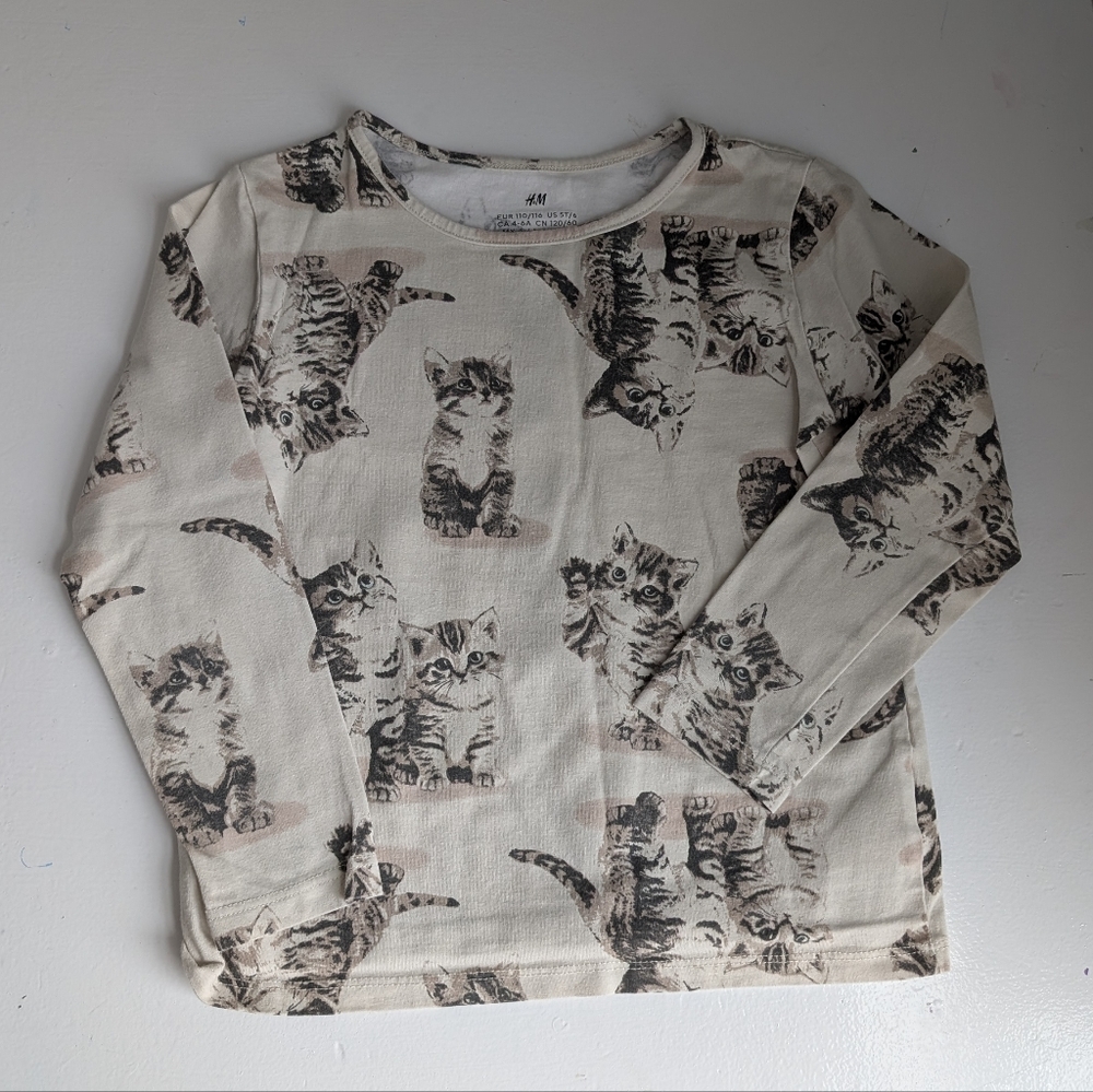 H&M Kitten Shirt